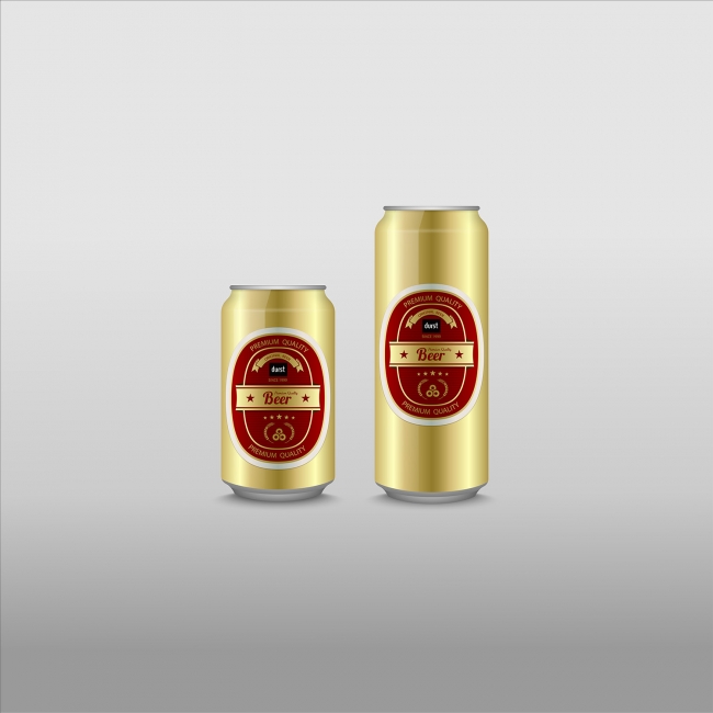 Beer Can Label